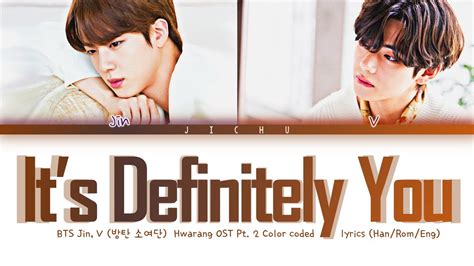 it's definitely you mp3 download ilkpop|V & Jin – 죽어도 너야 (It's Definitely You) Lyrics .